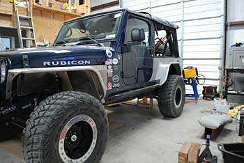 Our Rubicon in our shop