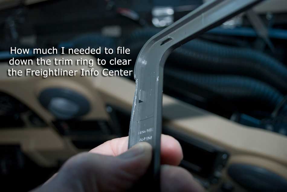 Bezel trim