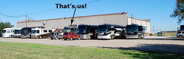 Coaches parked at MCD
