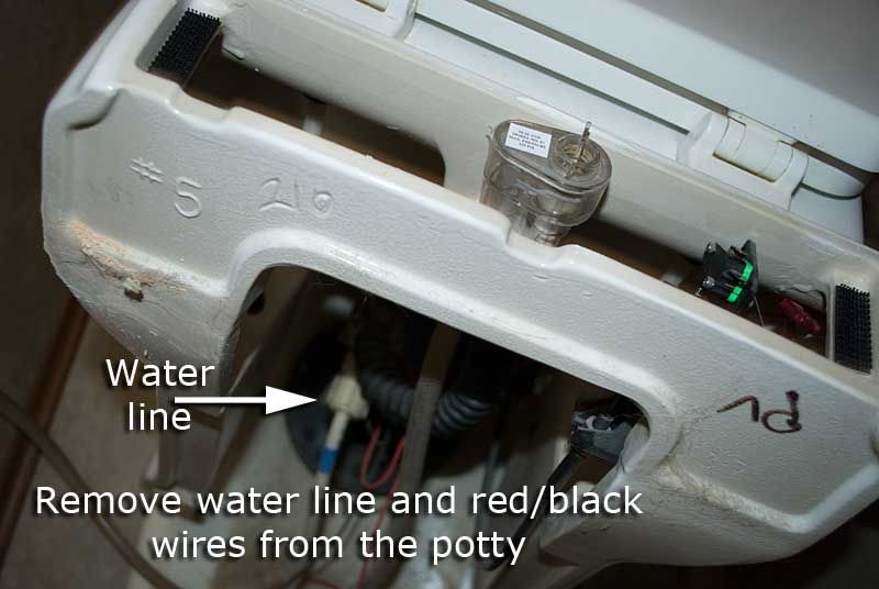 Concerto water supply and 12V wiring