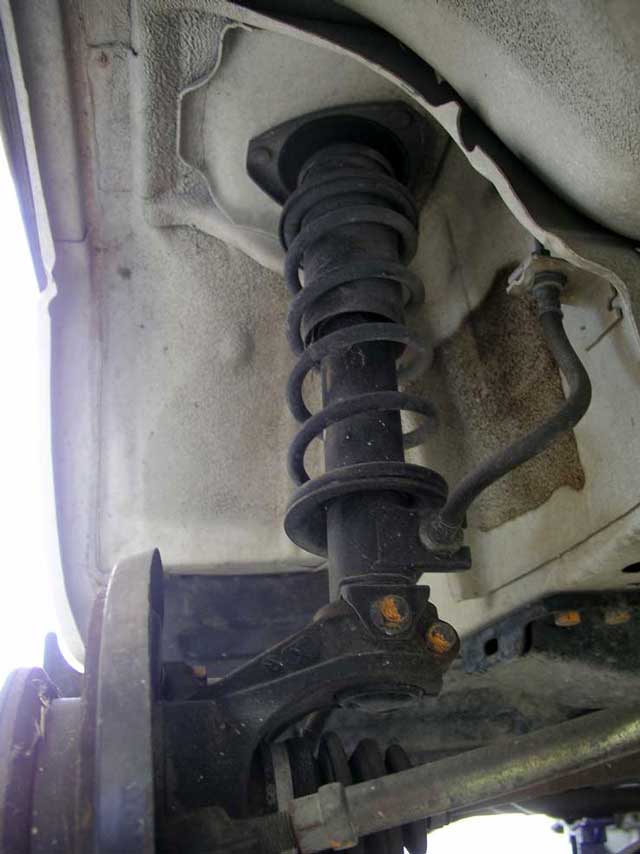 Stock right side strut assembly
